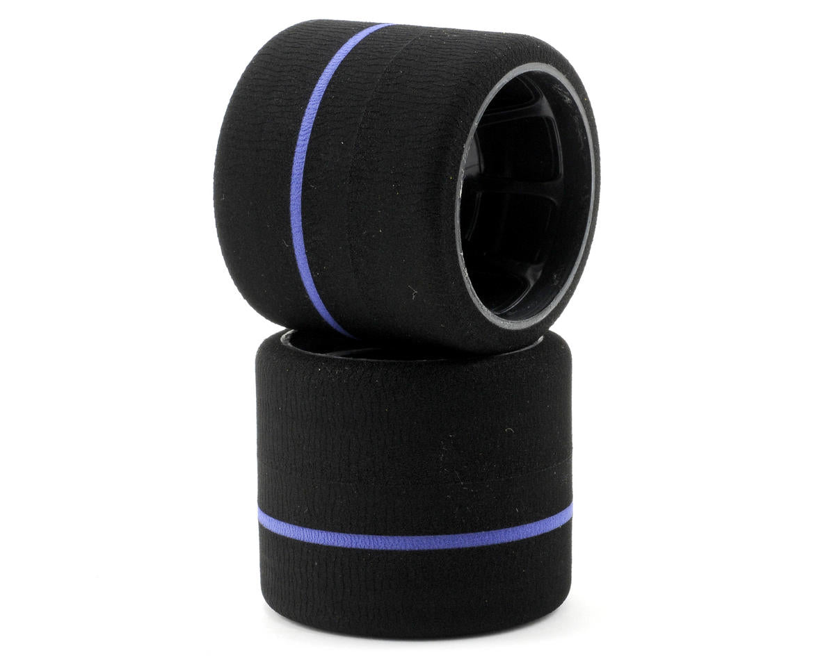 Johns Bsr Racing F1034GT 1:10 World GT Spec Black Rear Purplt Tire (Pack of 2)