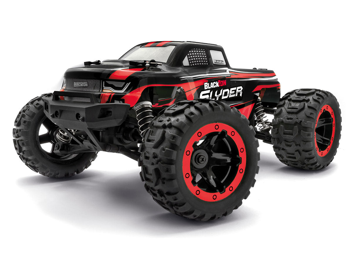 BlackZon 540098 1:16 Slyder MT Red 4WD Brushed Electric Monster Truck