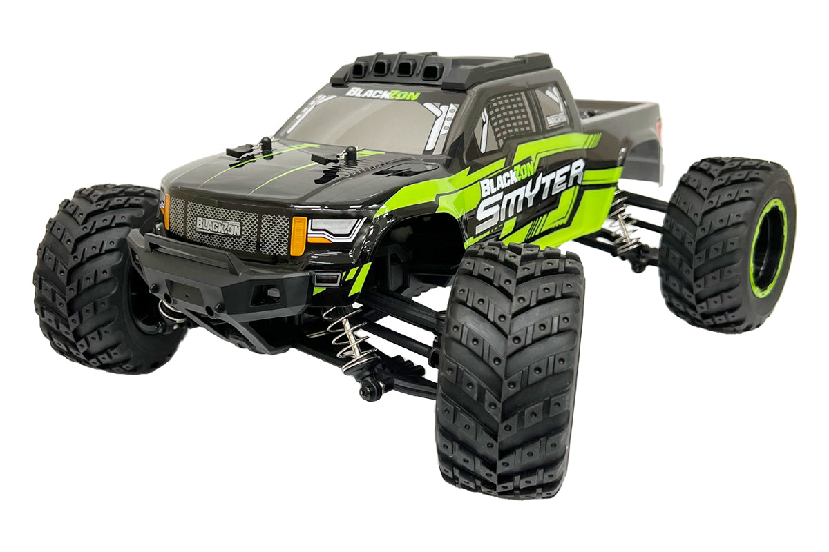 BlackZon 540110 1:12 Green Smyter MT 4WD RTR Electric Monster Truck