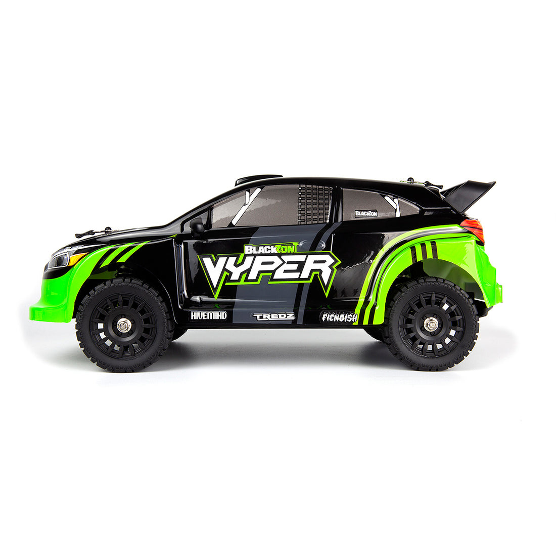 BlackZon 540281 1:16 Green Vyper RX 4WD Rally Car