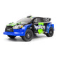 BlackZon 540282 1:16 Blue/Green Vyper RX 4WD Rally Car