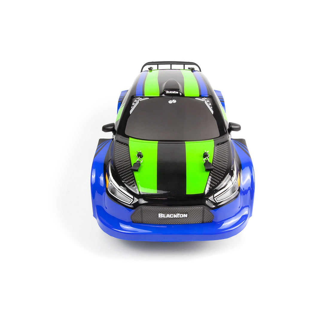 BlackZon 540282 1:16 Blue/Green Vyper RX 4WD Rally Car