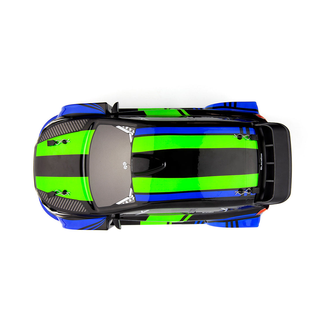 BlackZon 540282 1:16 Blue/Green Vyper RX 4WD Rally Car
