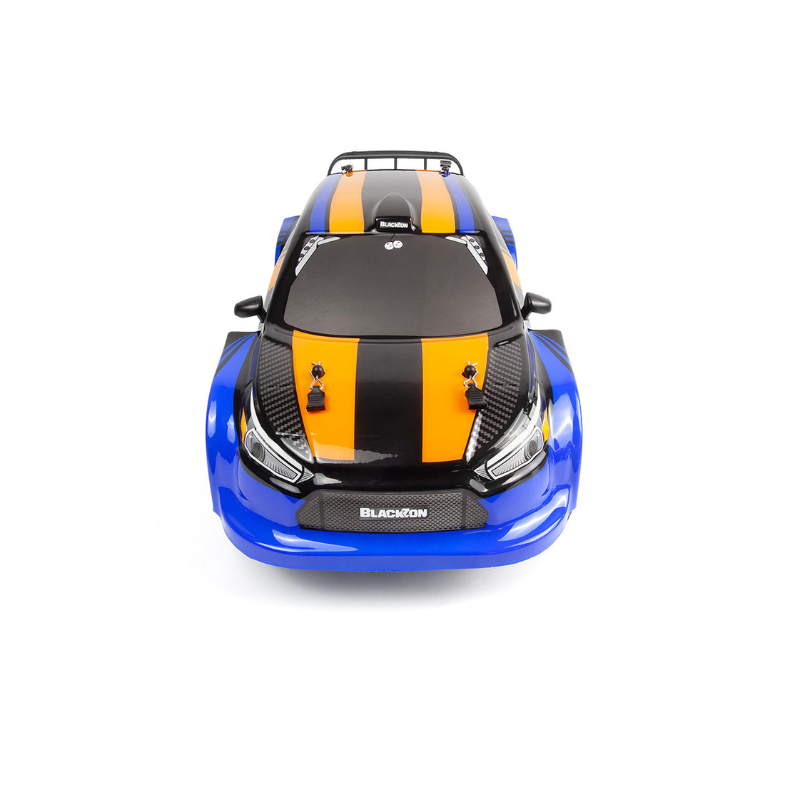 BlackZon 540284 1:16 Blue/Orange Vyper RX Turbo 4WD Rally Car