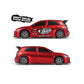 BlackZon 548100 1:43 Red Myte Drifter 4WD Ready-to-Run