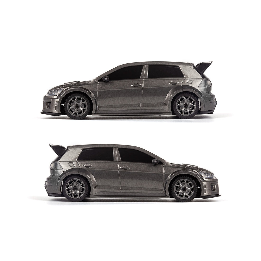 BlackZon 548101 1:43 Grey Myte Racer 4WD Ready-to-Run
