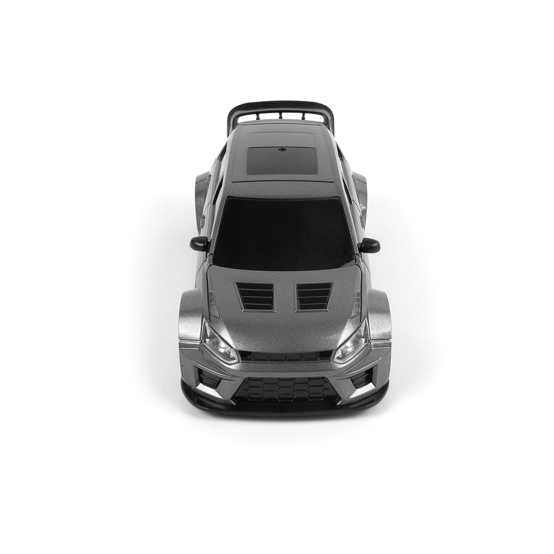 BlackZon 548101 1:43 Grey Myte Racer 4WD Ready-to-Run