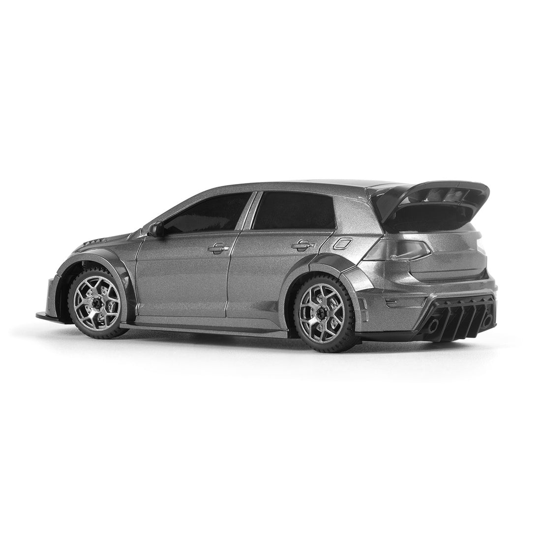 BlackZon 548101 1:43 Grey Myte Racer 4WD Ready-to-Run