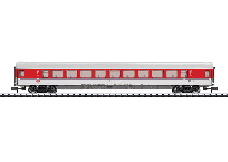 Trix 15683 N German Federal Railroad EC 41 Bpmz 291.3 Minitrix Passenger Car