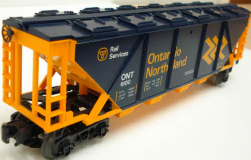 Lionel 6-6100 O Gauge Ontario Northland Covered Quad Hopper LN/Box