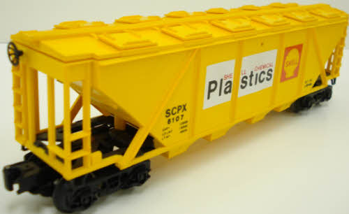 Lionel 6-6107 O Gauge Shell 4-Bay Covered Hopper NIB
