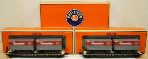Lionel 6-21898 New York Central PS-4 Flatcars with 2 Piggyback Trailers LN/Box