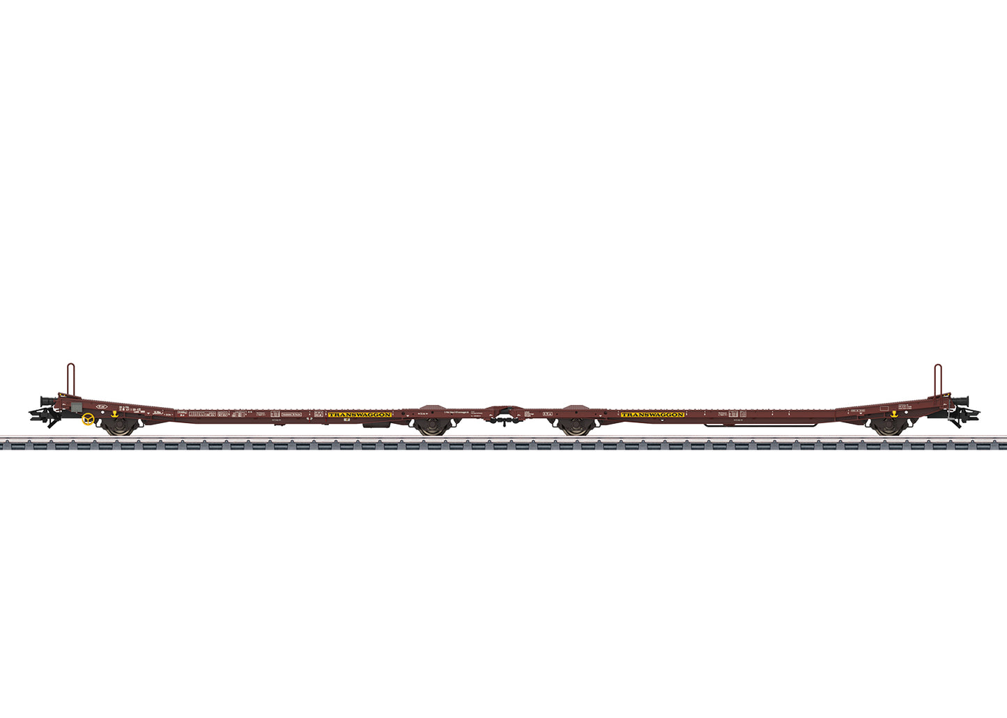 Marklin 47430 HO Transwaggon, Inc. Type Laads 800B Pair of Flat Cars