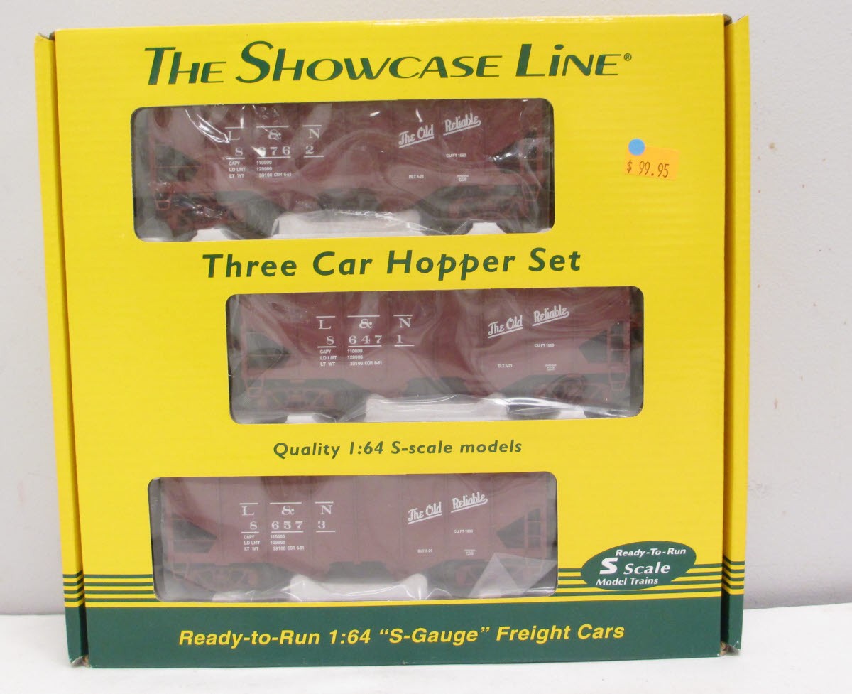 S-Helper 01186 S Scale Louisville and Nashville USRA 3 Car Hopper Set (A) EX/Box