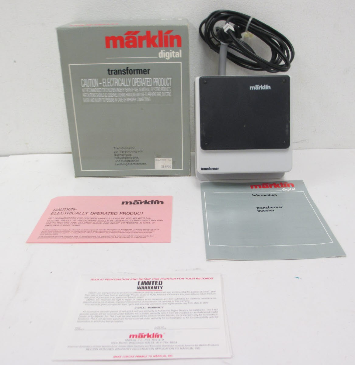Marklin 6001 HO 120 Volt Digital Transformer