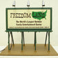 MTH 30-90045 Freedom Land Lighted Billboard LN/Box