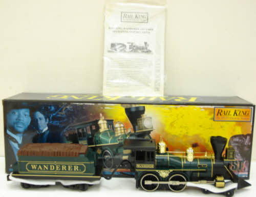 MTH 30-1155-1 O Gauge Wanderer 4-4-0 Steam Loco & Tender w/PS1 #5 LN/Box