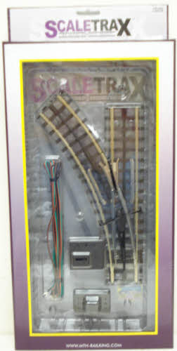 MTH 45-1003 O31 ScaleTrax Nickel Silver Left Hand Remote Switch Turnout