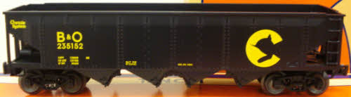 Lionel 6-26937 O Gauge Diecast 4-Bay Hopper Set (Set of 4)