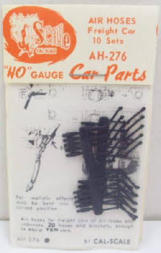Cal Scale 190-276 HO Plastic Air Hoses & Brackets (Pack of 20)