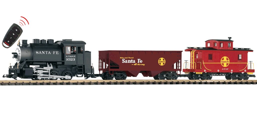 Piko 38108 Santa Fe G Scale Freight Starter Set