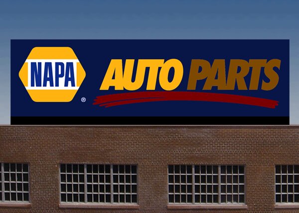 Micro Structures 44-4002 HO/N Napa Auto Parts Small Animated Billboard