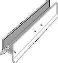 Ribbonrail 55 HO Scale Locomotive Engine & Car Cradle 12" Service Cradle