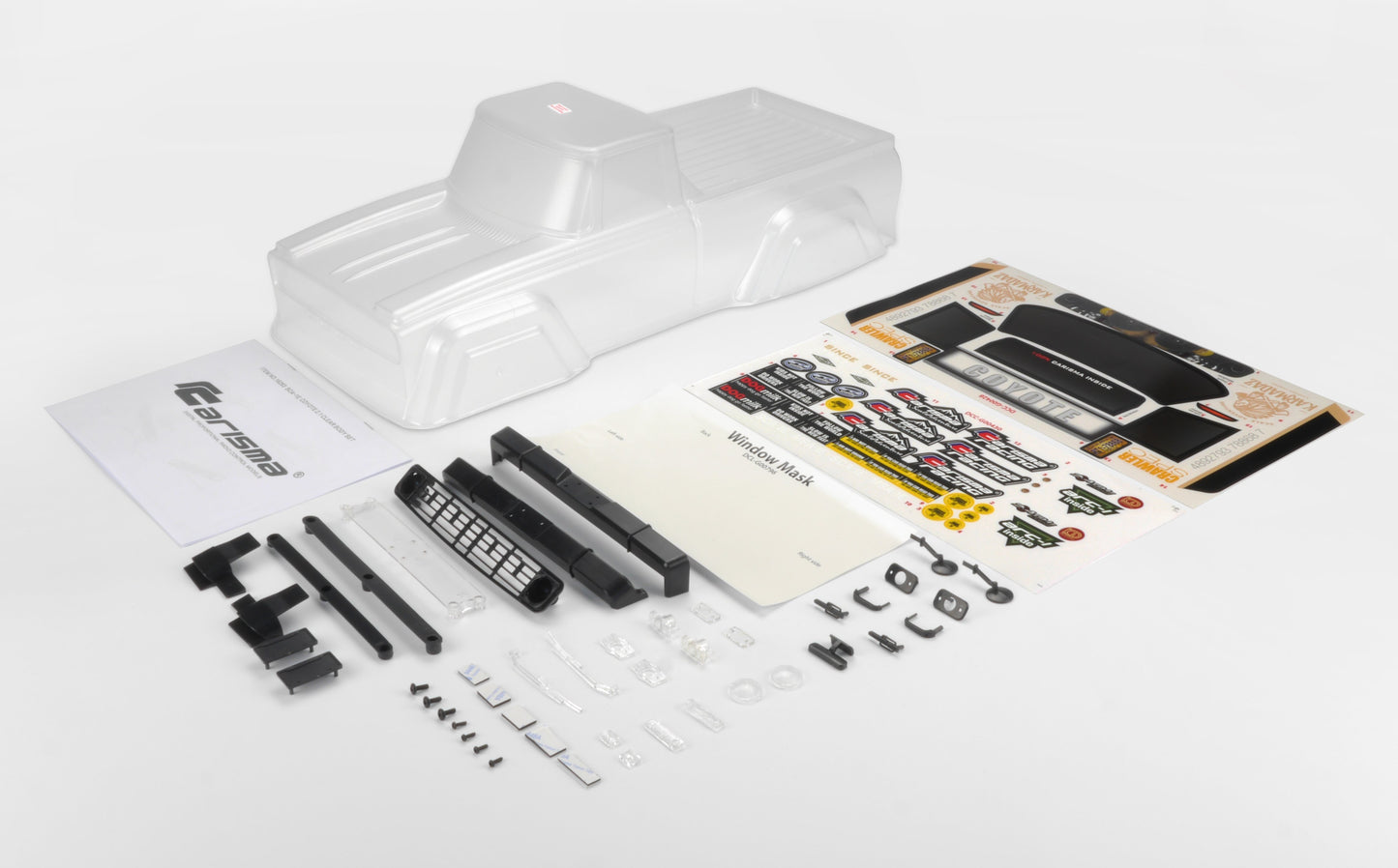 Carisma R/C Cars 16283 SCA-1E Coyote 2.1 Clear Body Set