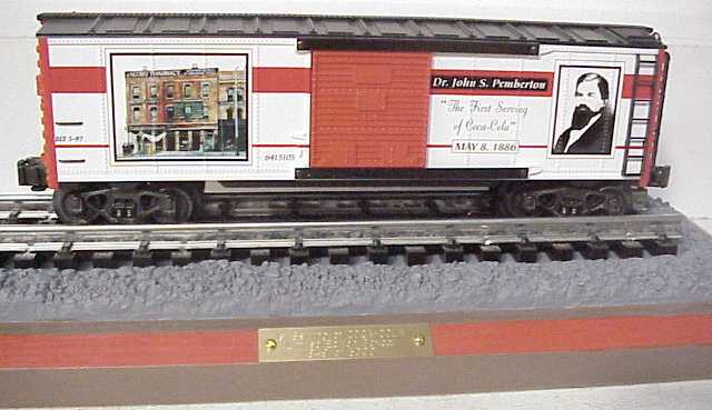 K-Line K641-5105 O Gauge 1997 Coca-Cola Boxcar w/Display Ltd.Ed. LN/Box