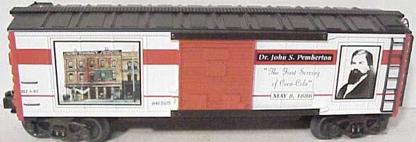 K-Line K641-5105 O Gauge 1997 Coca-Cola Boxcar w/Display Ltd.Ed. LN/Box