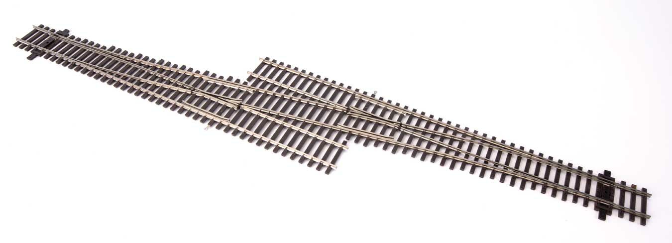 Walthers 948-83075 HO Code 83 Left Hand Nickel Silver No. 6 Crossover Turnout