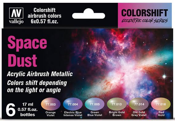 Vallejo Paint 77091 Space Dust The Shifters Metallic Acrylic Paints (Set of 6)