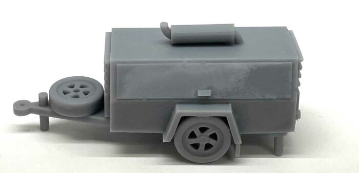 Phoenix Precision Models 33025 O Unpainted Compressor Trailer Resin Kit