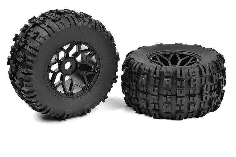 Corally 00180-612 Off-Road 1/8 MT Tires Mud Claw Glued on