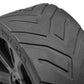 Corally 00180-909 Asuga XLR Sprint RXA Low-Profile Street Tires on Black Rims
