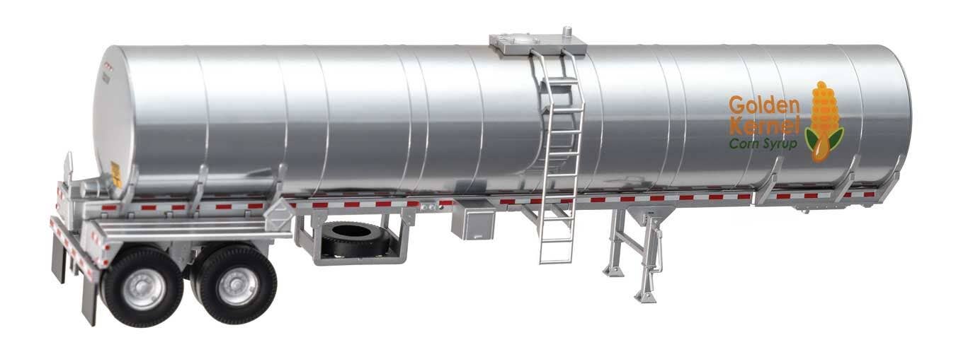 Walthers 933-B4181 HO Corn Syrup Transfer Transload Facility Kit w/ Tank Trailer