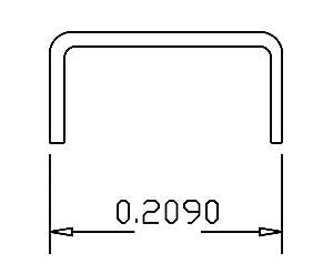 Cal Scale 507 HO Grab Irons (.012 Wire) Straight (20)