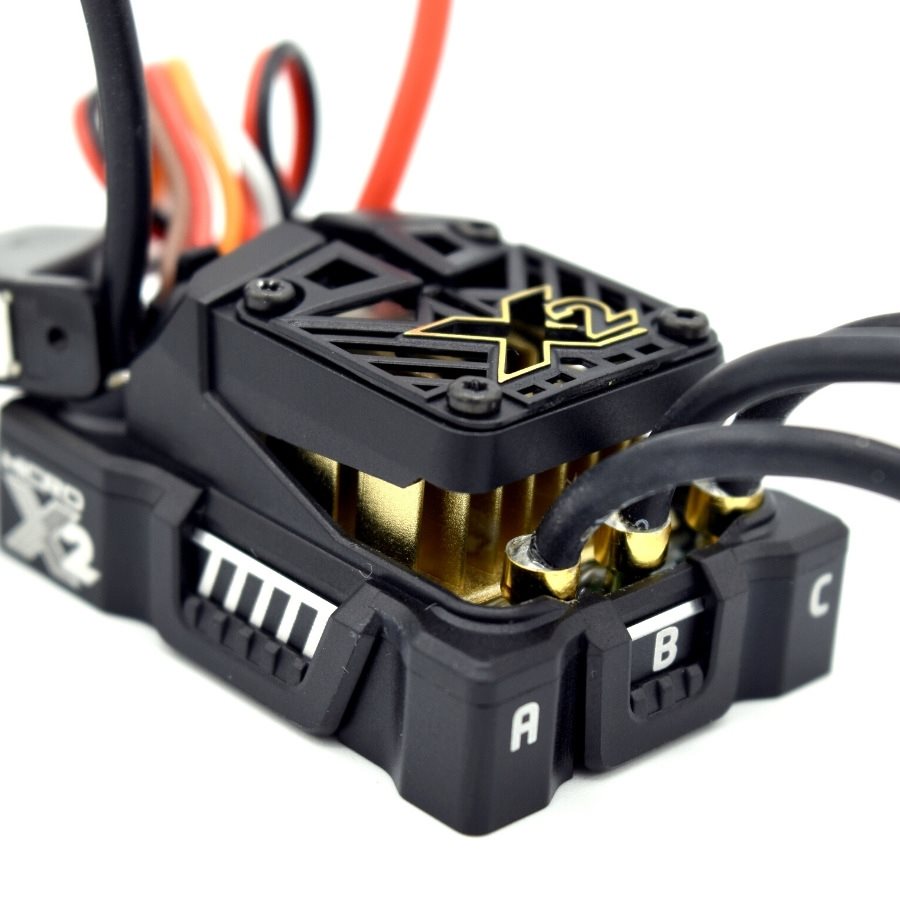 Castle Creations 010-0171-00 4.0mm Mamba Micro X2 16.8V WP Sensored ESC