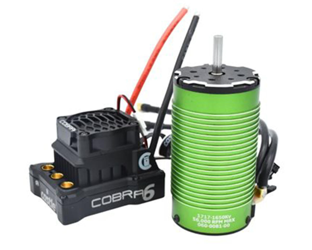 Castle Creations 010-0184-02 Cobra 6 33.6V ESC with 1717-1650kV Sensored Motor