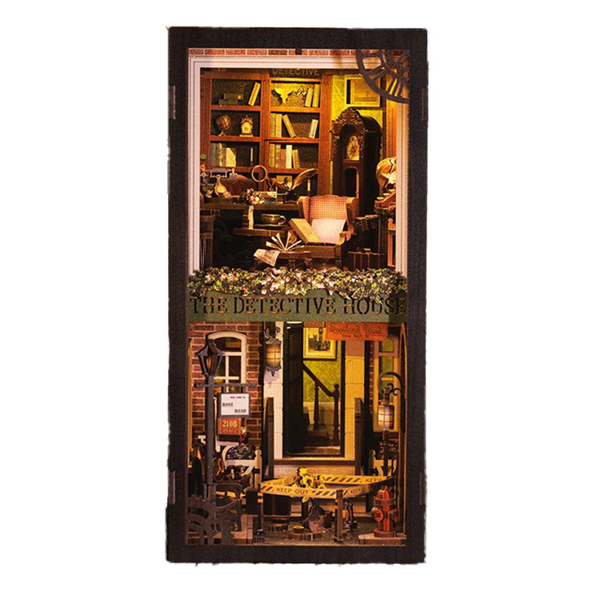 Cutebee SZ02B Rose Detective Agency DIY Book Nook Kit