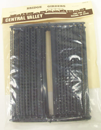 Central Valley Models 1902-5 HO Scale Steel Bridge Girders Sections LN/Box