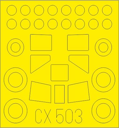 Eduard CX503 1:72 Mask Aircraft- CASA C212-100 for Special Hobby Detail Parts