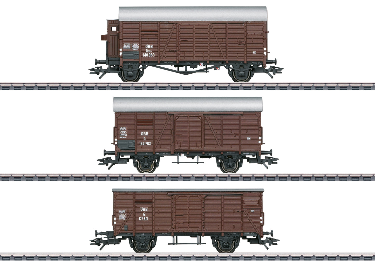 Marklin 46398 HO Austrian Federal Railways Class 1020 Freight Car (Set of 3)