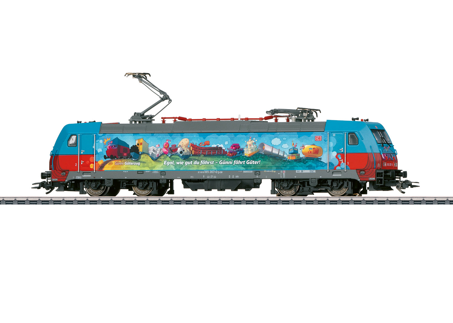 Marklin 36648 HO German Railroad Inc. Class 185.2 Electric Locomotive #185 367-0