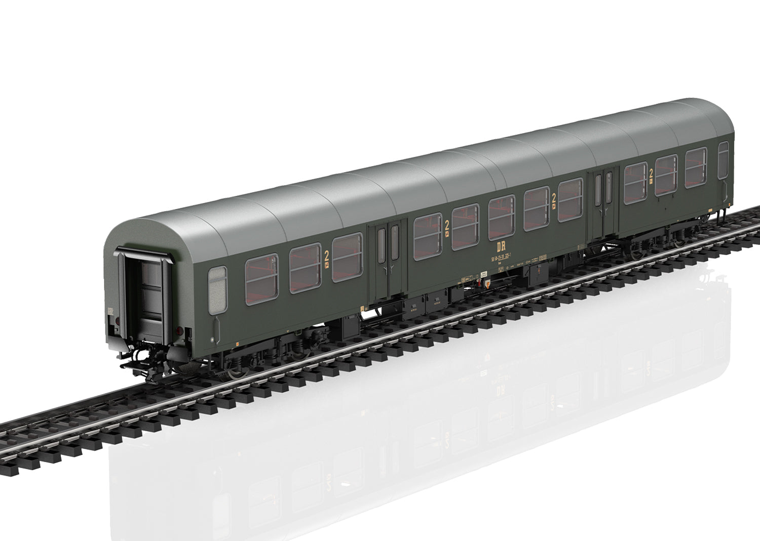 Marklin 42580 HO DR Halberstadt Center Entry Car Passenger Car Set