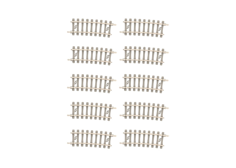 Trix 14529 N Minitrix 11-5/8" Curved Track with Concrete Ties (Pack of 10)