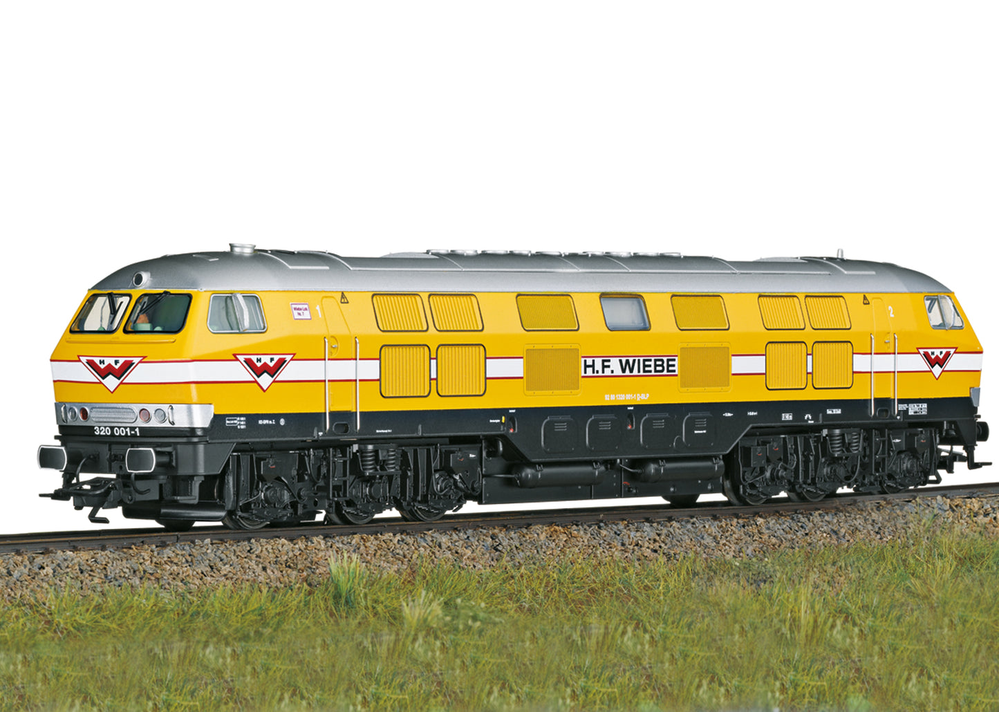 Trix 22434 HO H.F. Wiebe Class V 320 Heavy Diesel Locomotive with DCC/Sound
