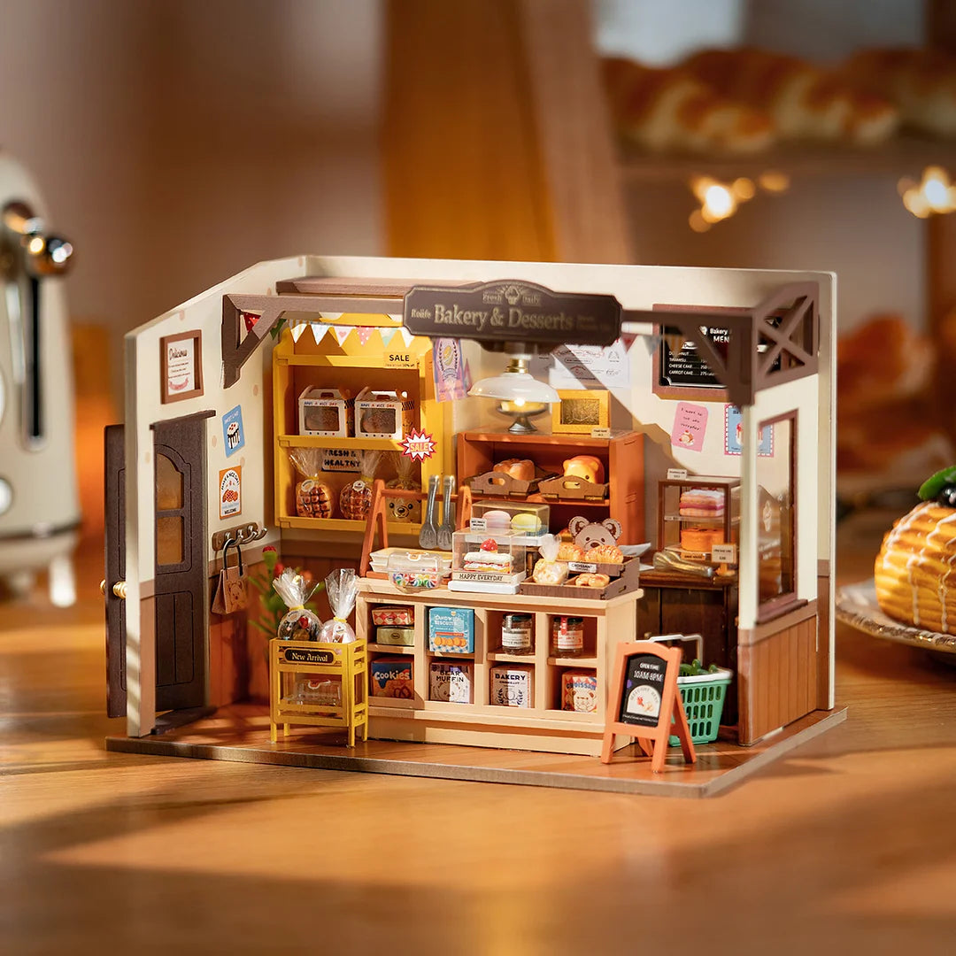 Robotime DG161 Rolife Becka's Baking House DIY Miniature House Kit