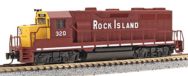 Micro-Trains 98101102 Z Rock Island GP35 Powered Diesel Locomotive #322