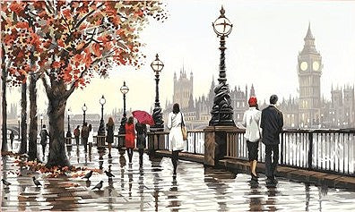 Paintworks Paint by Number 91732 20" x 12" Thames View